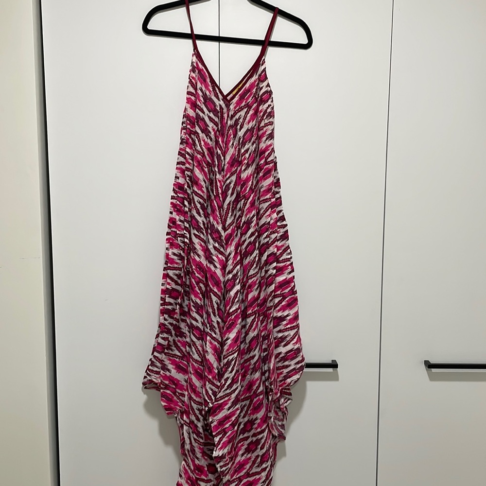 Printed scarf dress